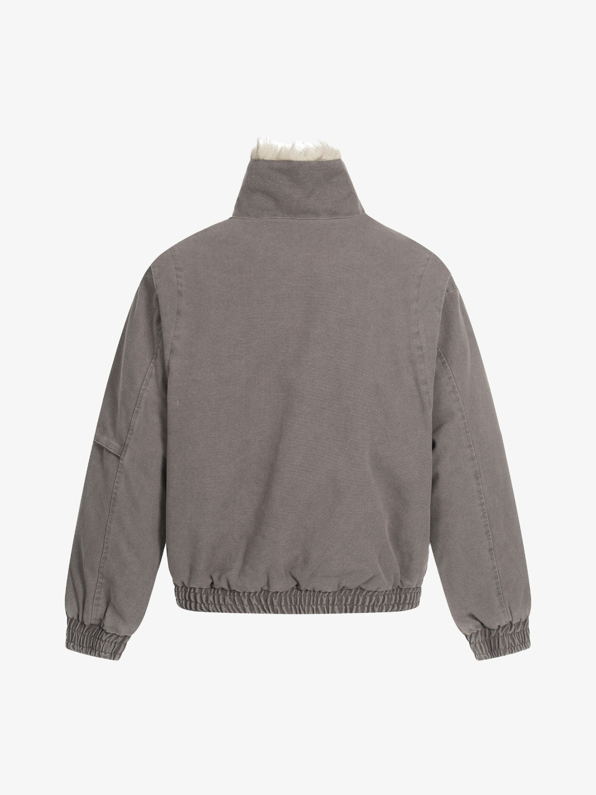 Stylish Winter Bomber Jacket with Faux Fur Collar - Perfect for Cold Weather 