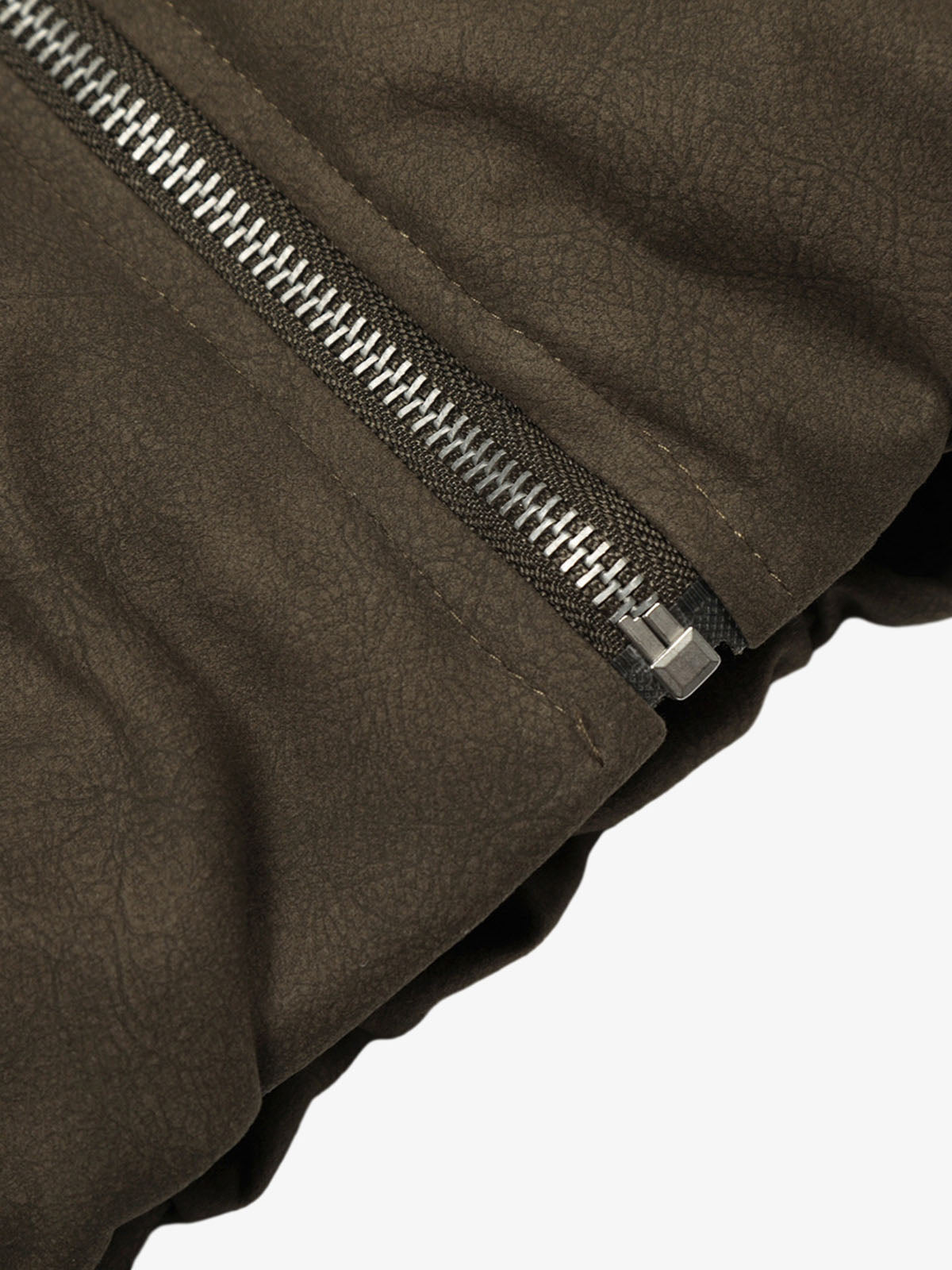 Stylish Brown Bomber Jacket with Faux Fur Collar - Perfect for Casual and Outdoor Wear 