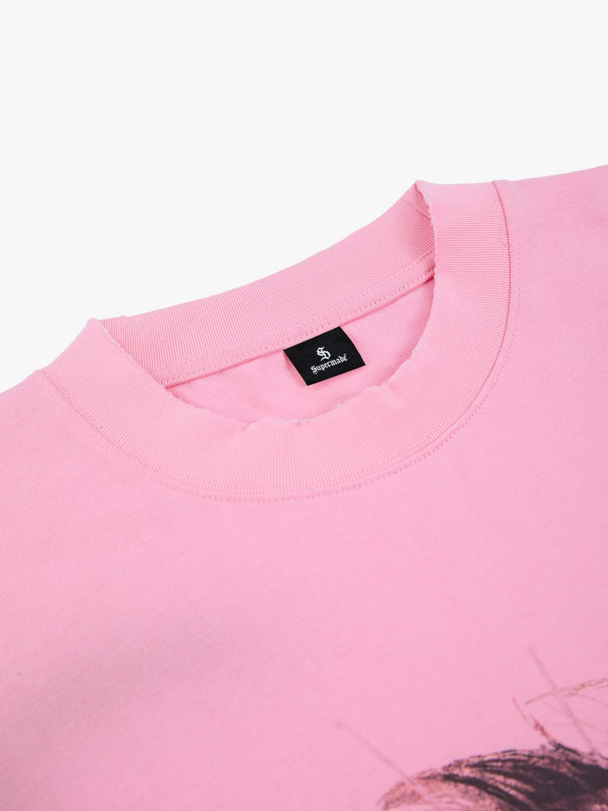 Street Retro Fun Portrait Print T-shirt