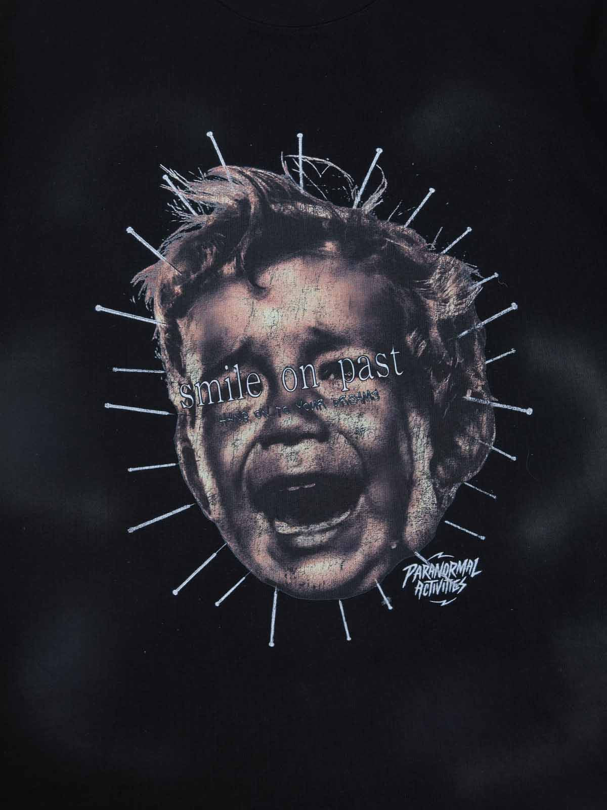 Street Retro Fun Portrait Print T-shirt