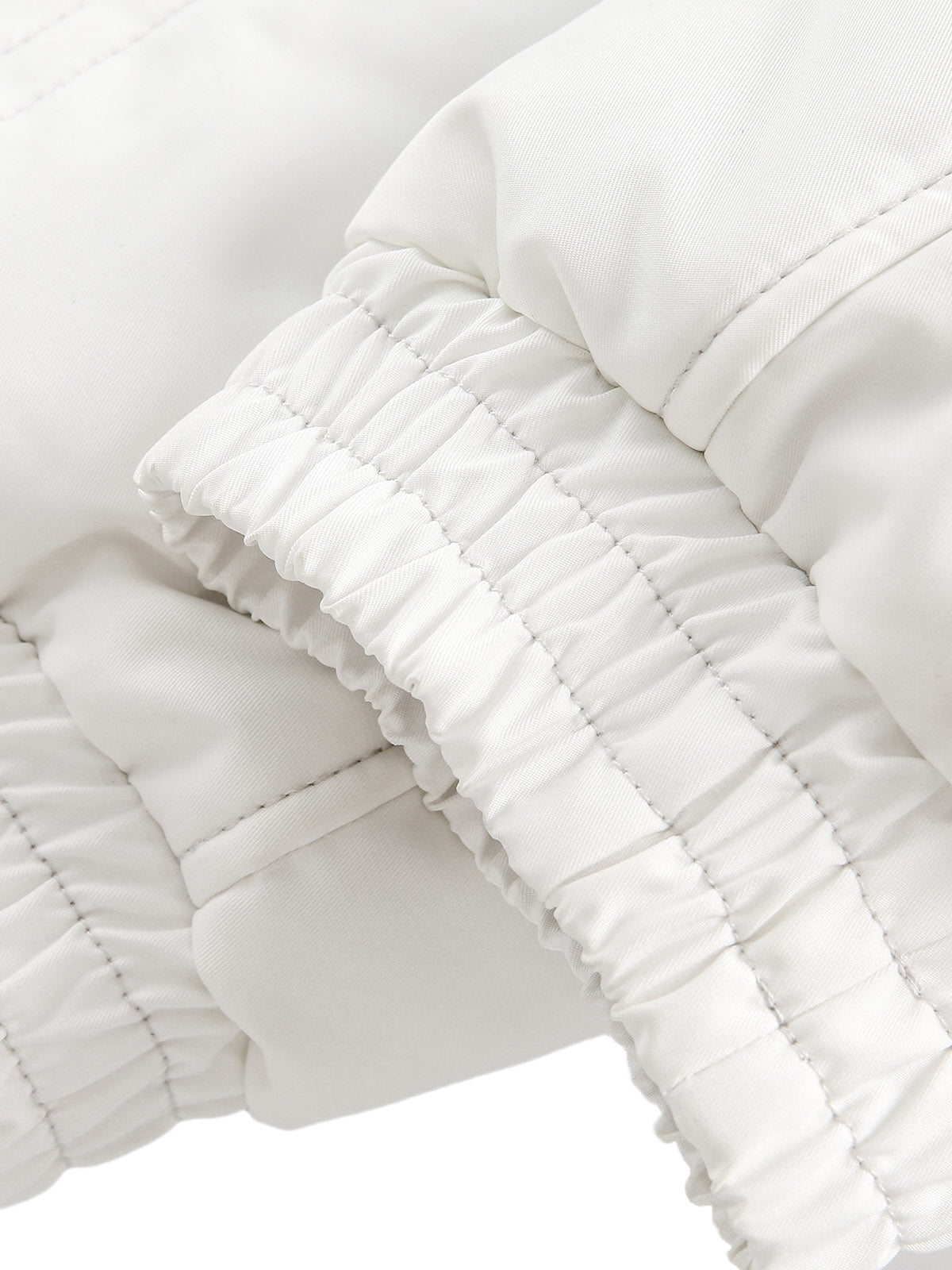 Embroidery Double-ended Zipper Bomber Jacket 