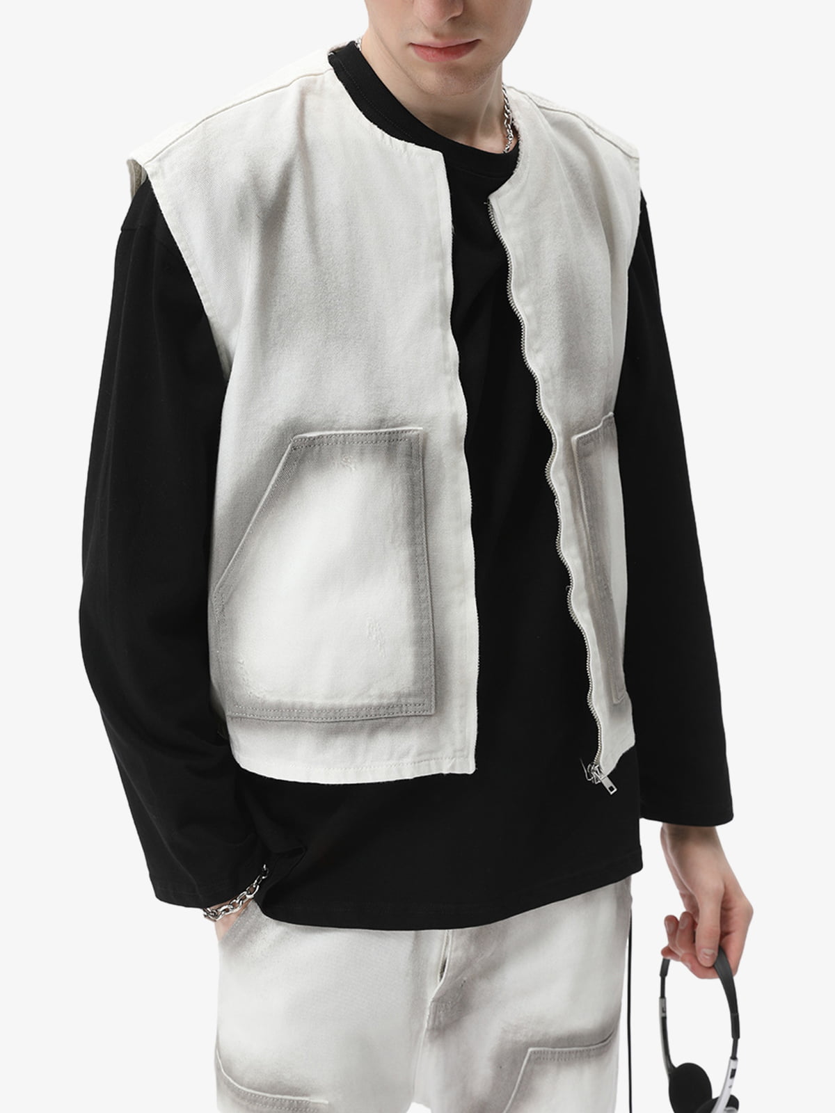 Camouflage Print Hooded Jumpsuit 