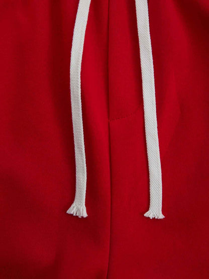 Gothic Letter Cross Embroidery Zip Up Hoodie and Sweatpants Set