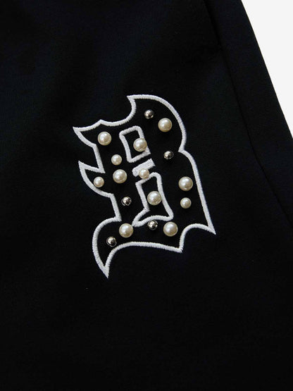 Supermade Pearl Embellished Zip Up Set