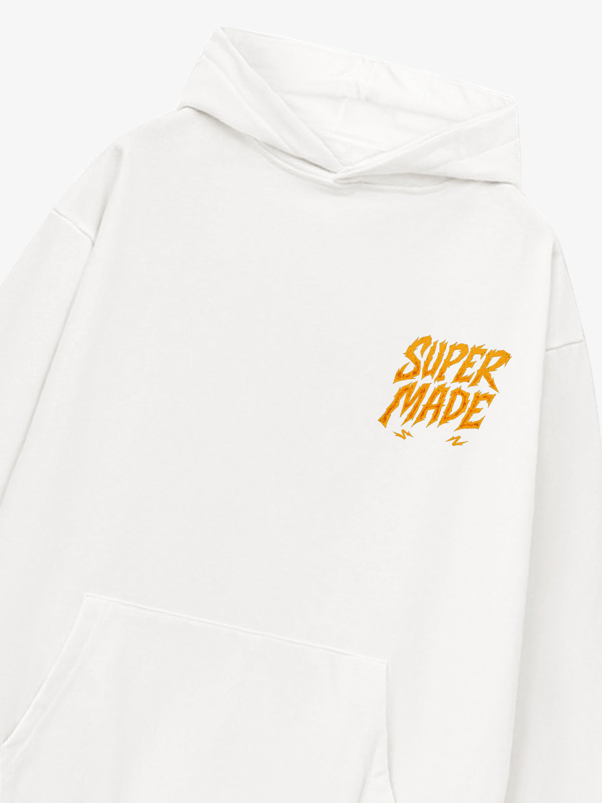 Distressed Graphic Bold Angel Wings Desig Hoodie 