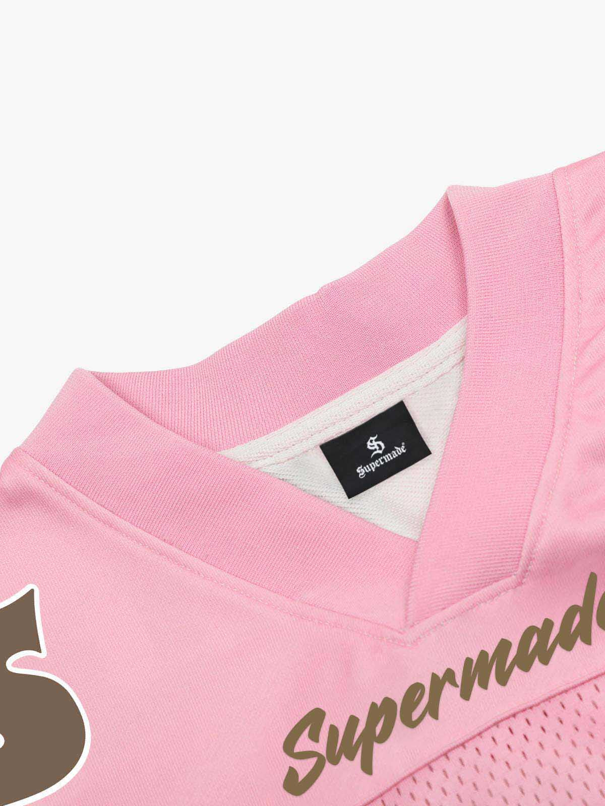 Pink Flame Print Jersey T-shirt - 2390