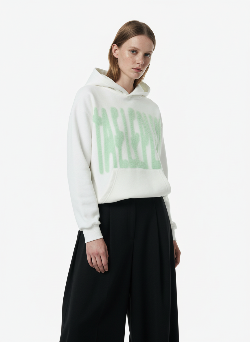 Street Graffiti Letter Print Hoodie