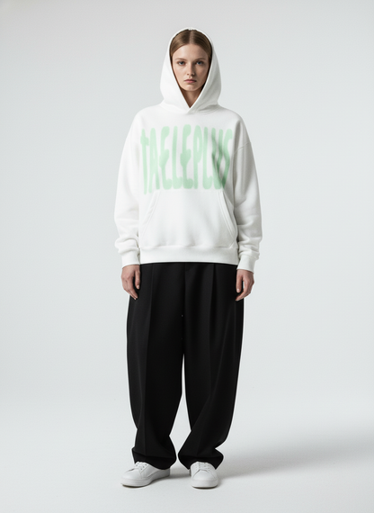 Street Graffiti Letter Print Hoodie