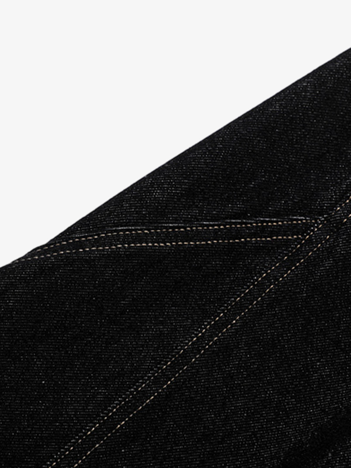 Reverse-Stitched Multi-Button Jeans 