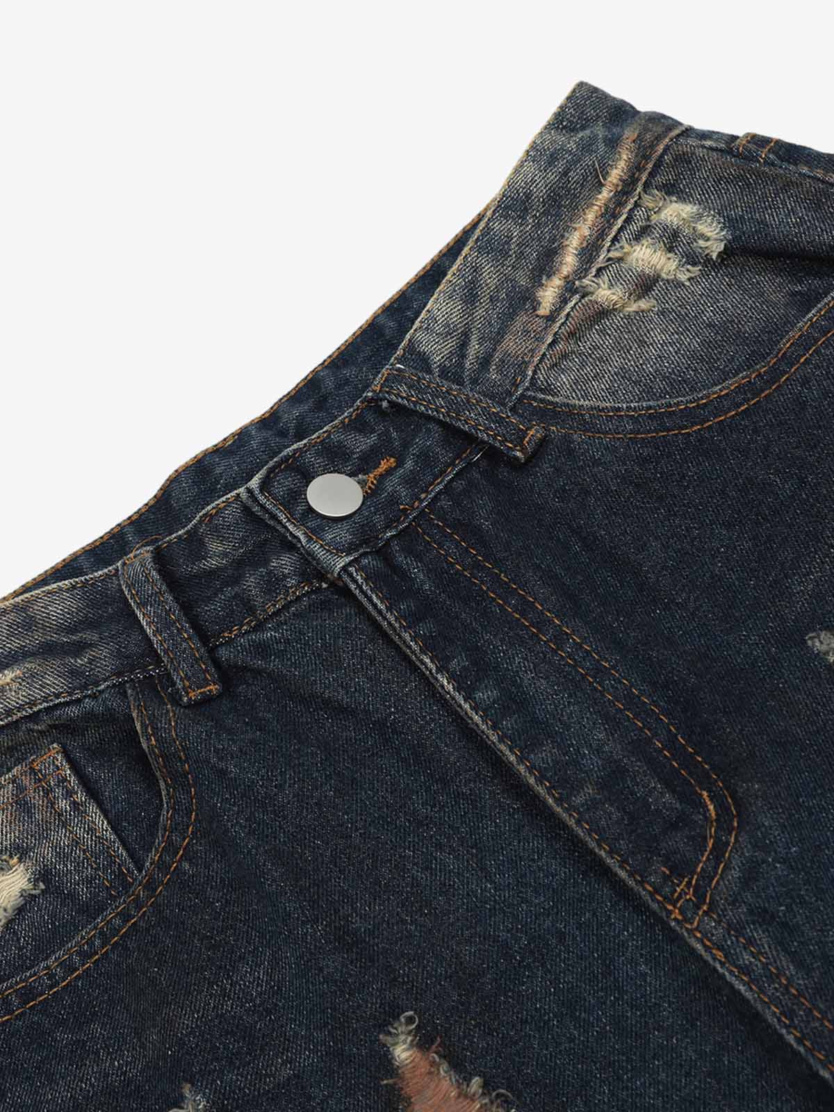 Vintage High Street RO Washed Ripped Jeans 