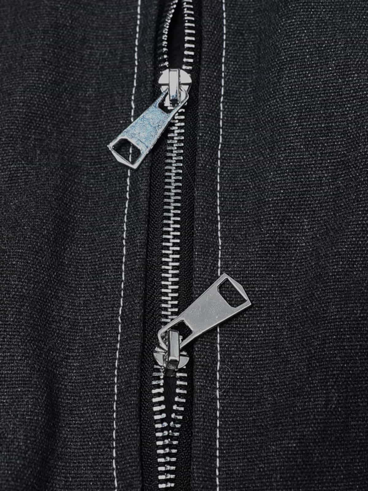 Winter Bomber Jacket with Detachable Faux Fur Hood - Perfect for Cold Weather 