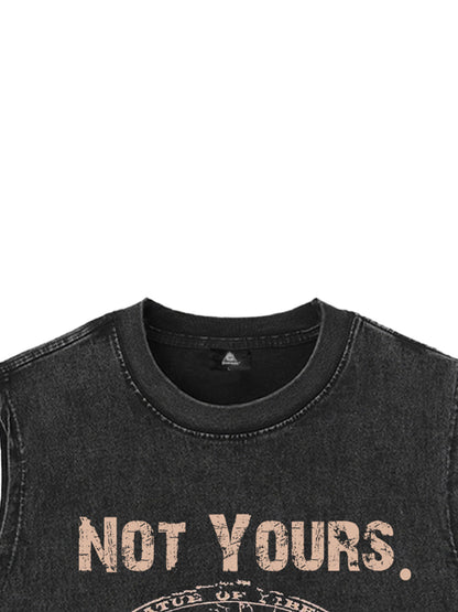Original Printed Distressed Graphic Tank Top 
