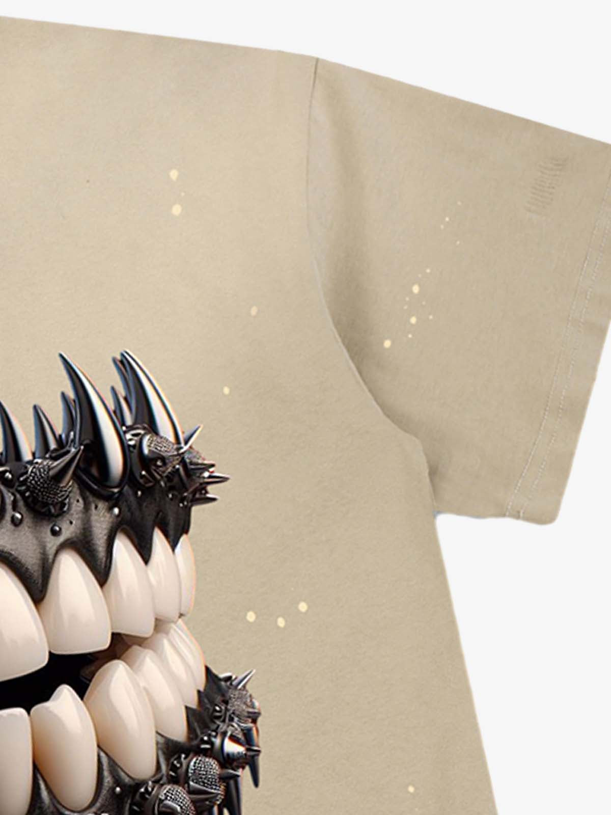 Snake and Sword Graphic T-Shirt with Bold Statement Design 