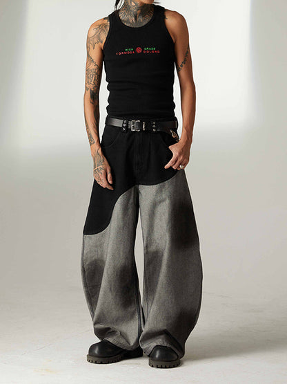 Machete RO Washed Stitching Jeans 