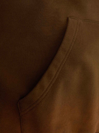 Supermade Vintage Distressed Studded Gothic Font Zipper Sweatshirt?