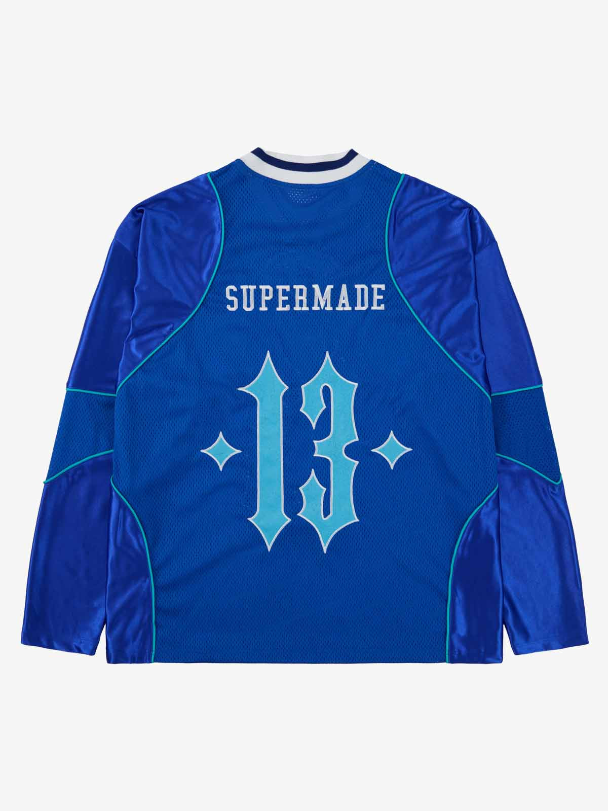 Supermade American Gothic Font Satin Mesh Jersey?