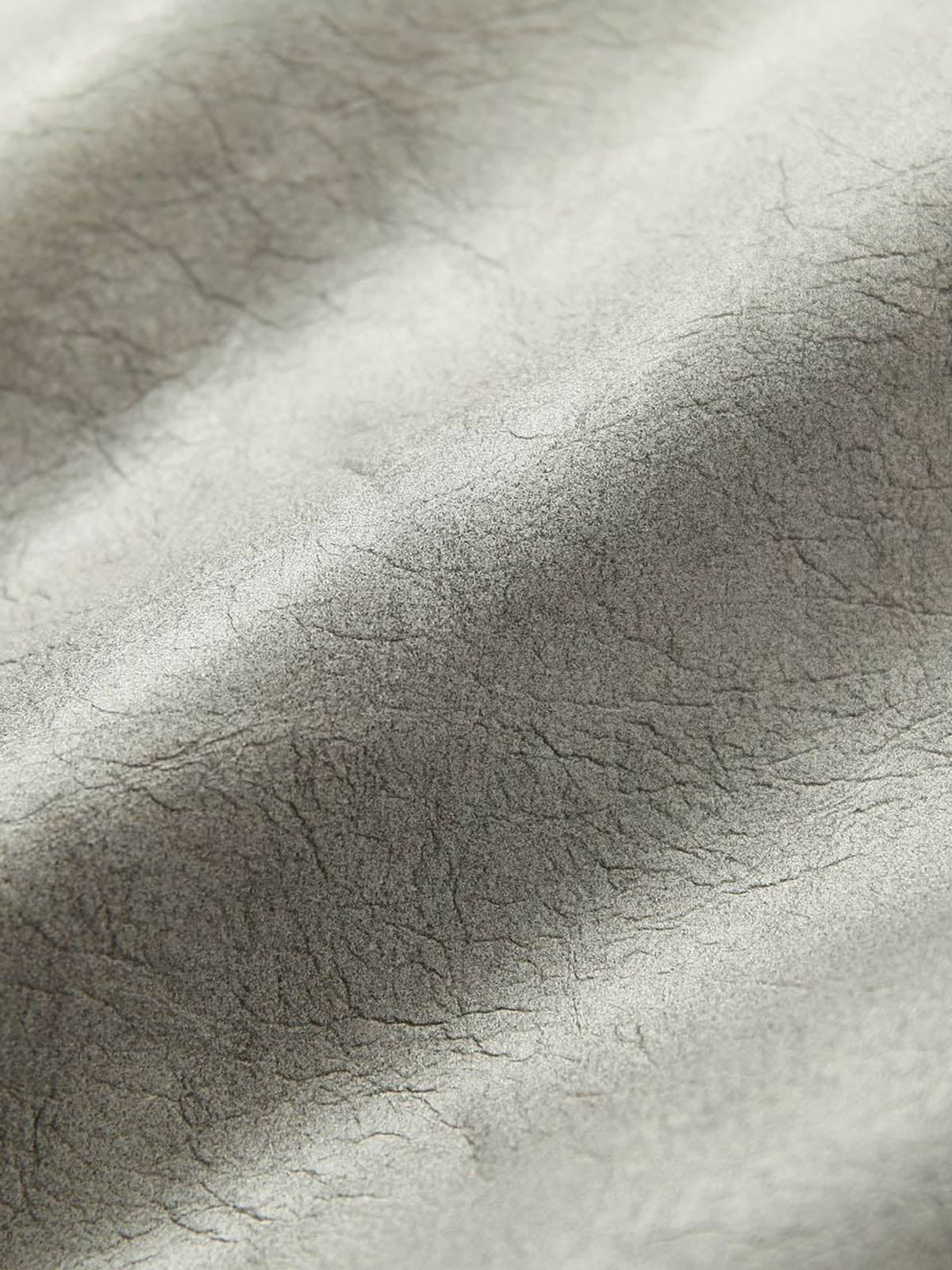 Wasteland Dirty Dyed Leather Bomber Jacket 