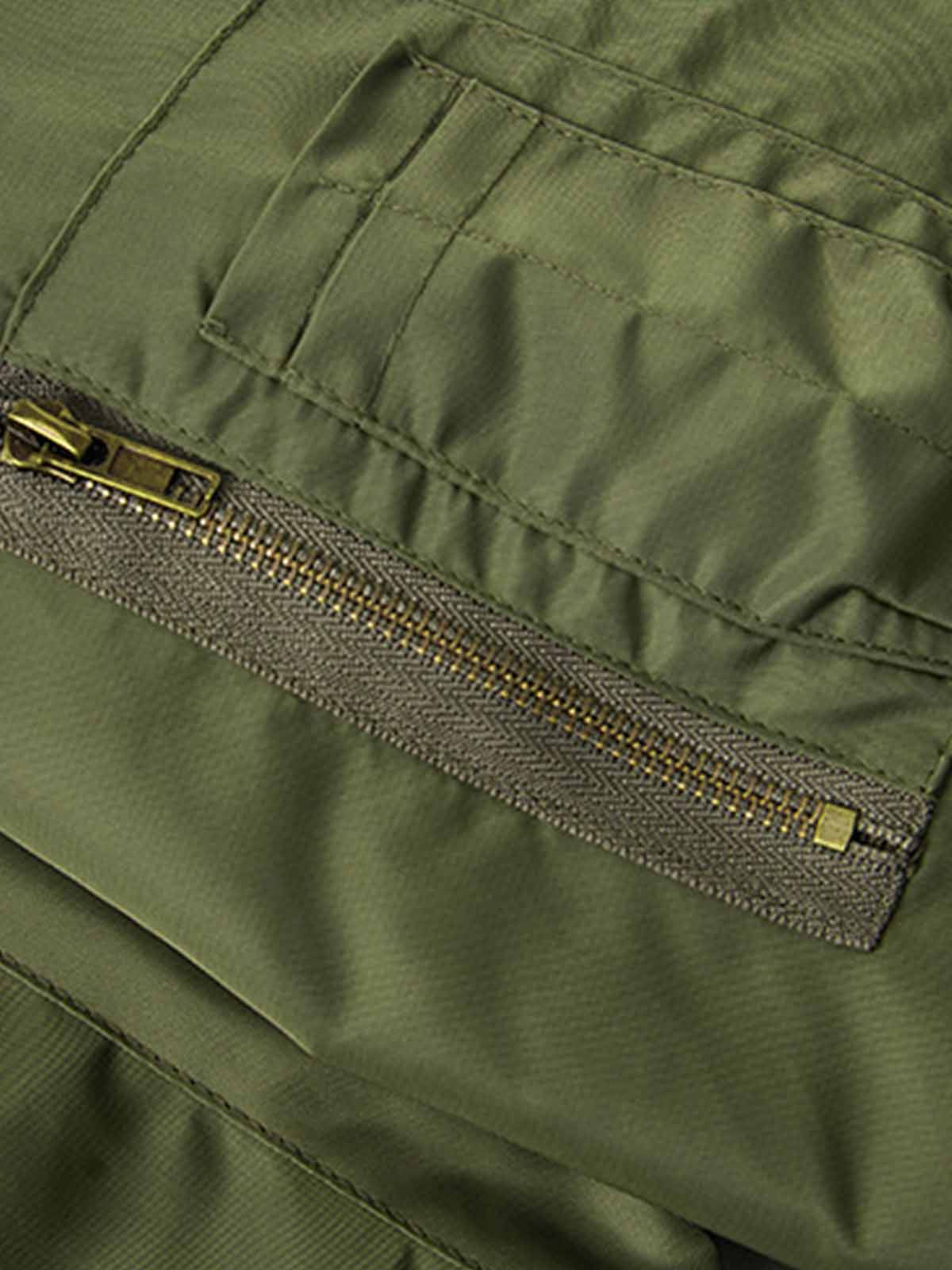 Winter Bomber Jacket with Leopard Fur Collar - Stylish and Warm for Men and Women 