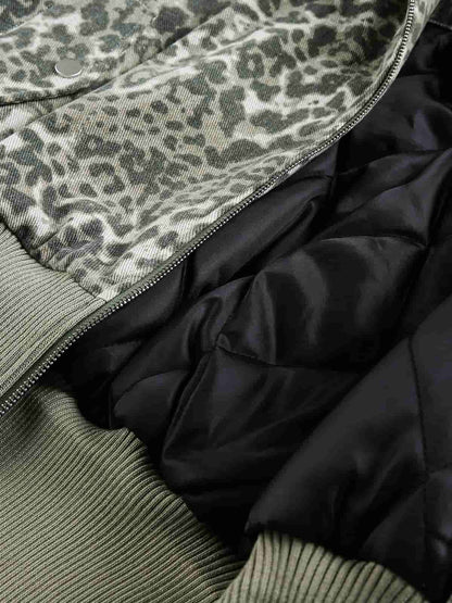 Winter-Ready Corduroy Jacket with Faux Fur Trim for Men 