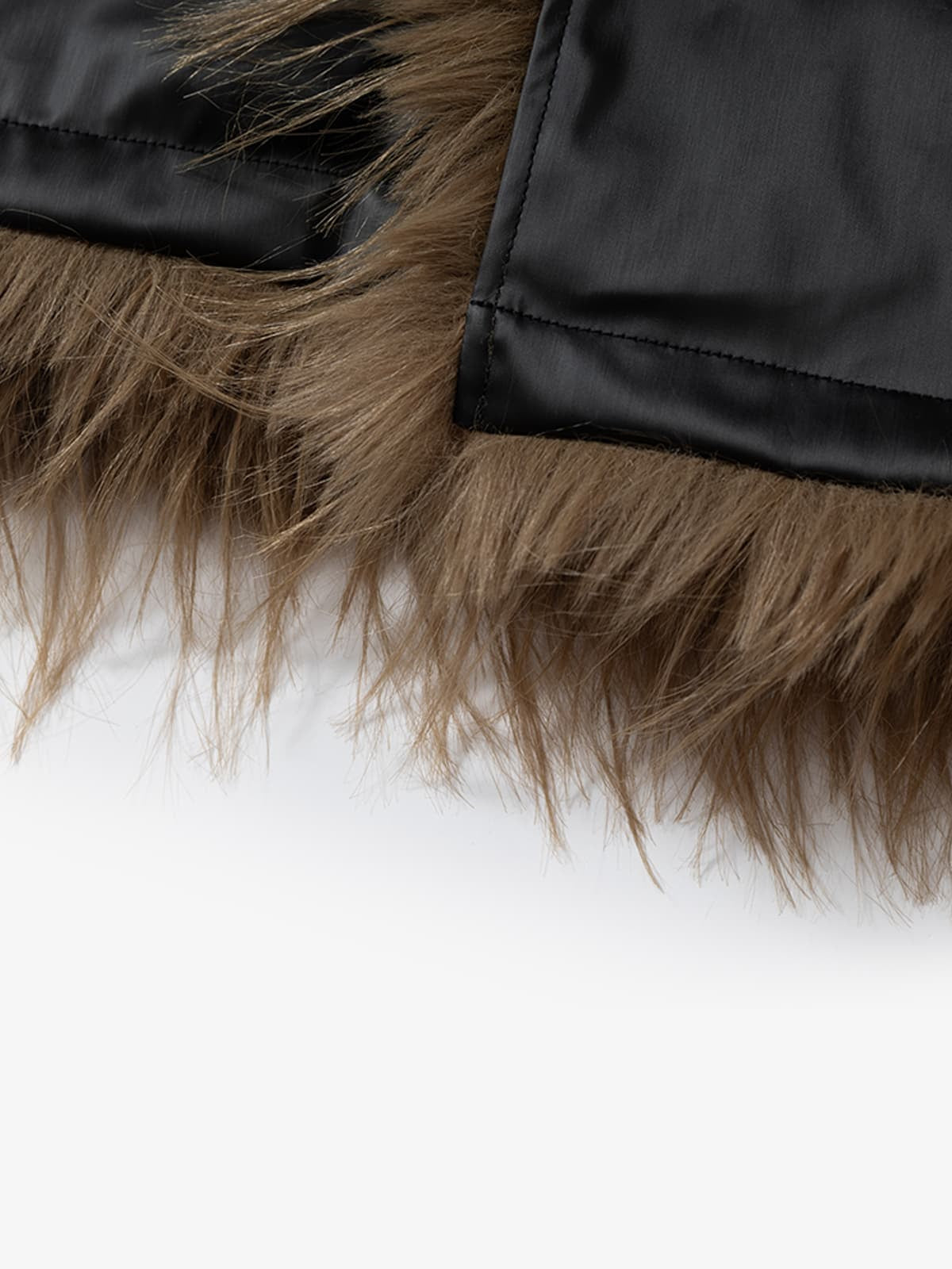 Winter-Ready Corduroy Jacket with Faux Fur Trim for Men 