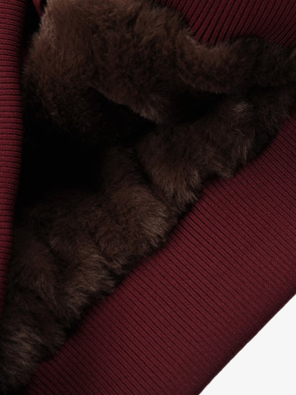 Stylish Burgundy Bomber Jacket for Men - Perfect for Casual and Outdoor Wear 