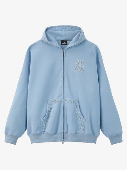 Supermade Pearl Embellished Zip Up Set