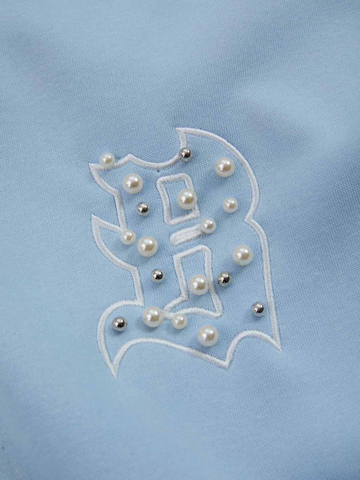 Supermade Pearl Embellished Zip Up Set