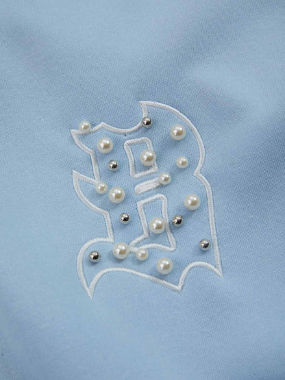 Supermade Pearl Embellished Zip Up Set