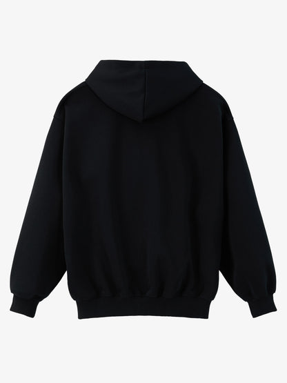 Gothic Letter Cross Embroidery Zip Up Hoodie and Sweatpants Set