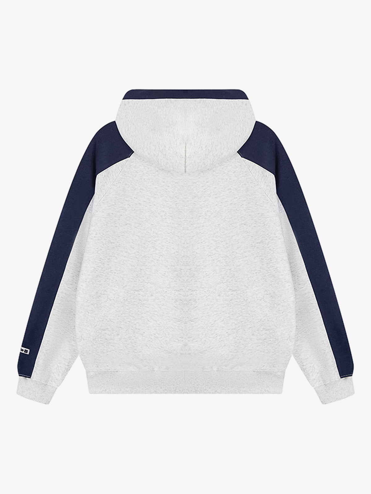 Retro Contrast Color Letter Print Hoodie 