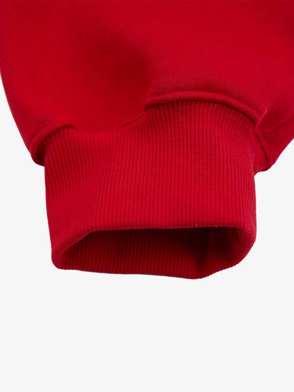 Gothic Letter Cross Embroidery Zip Up Hoodie and Sweatpants Set