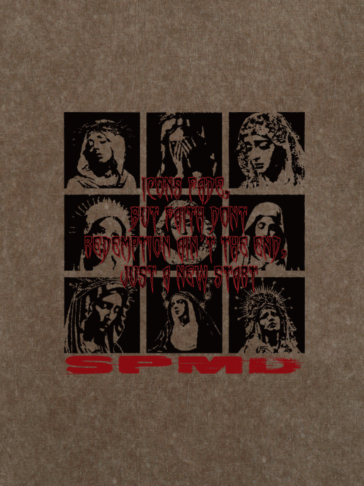 Original Saint Slogan Graphic T-Shirt 