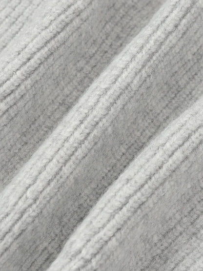 Stylish Contrast Panel Zip-Up Sweater for Casual and Sporty Looks 