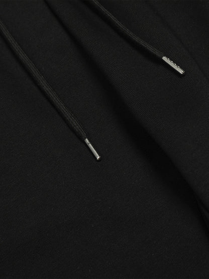 Stylish Black Wide-Leg Pants with Unique Embroidered Design for Casual Wear 