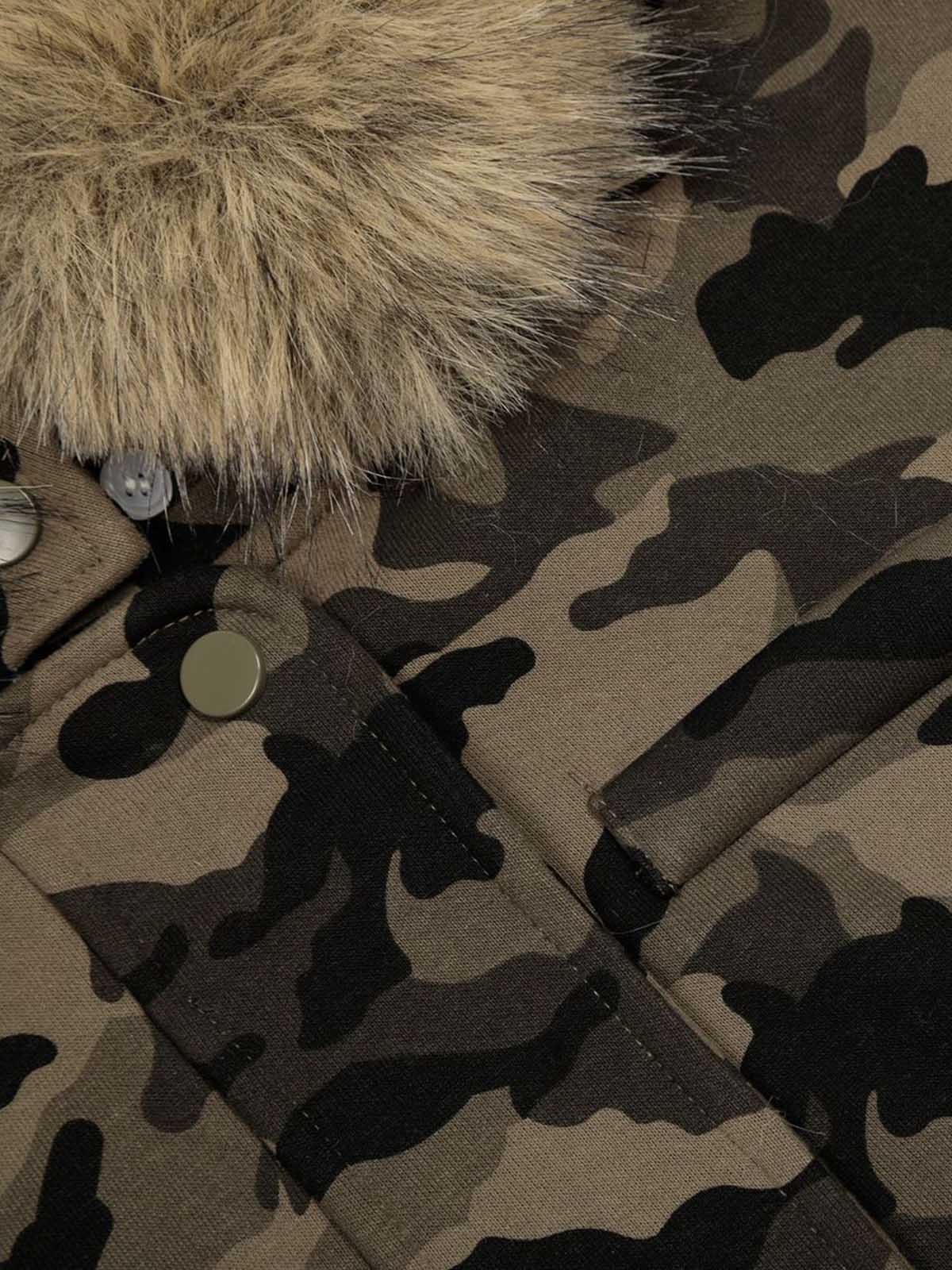 Camouflage Print Quilted Jacket for Men - Stylish and Versatile Winter Outerwear 