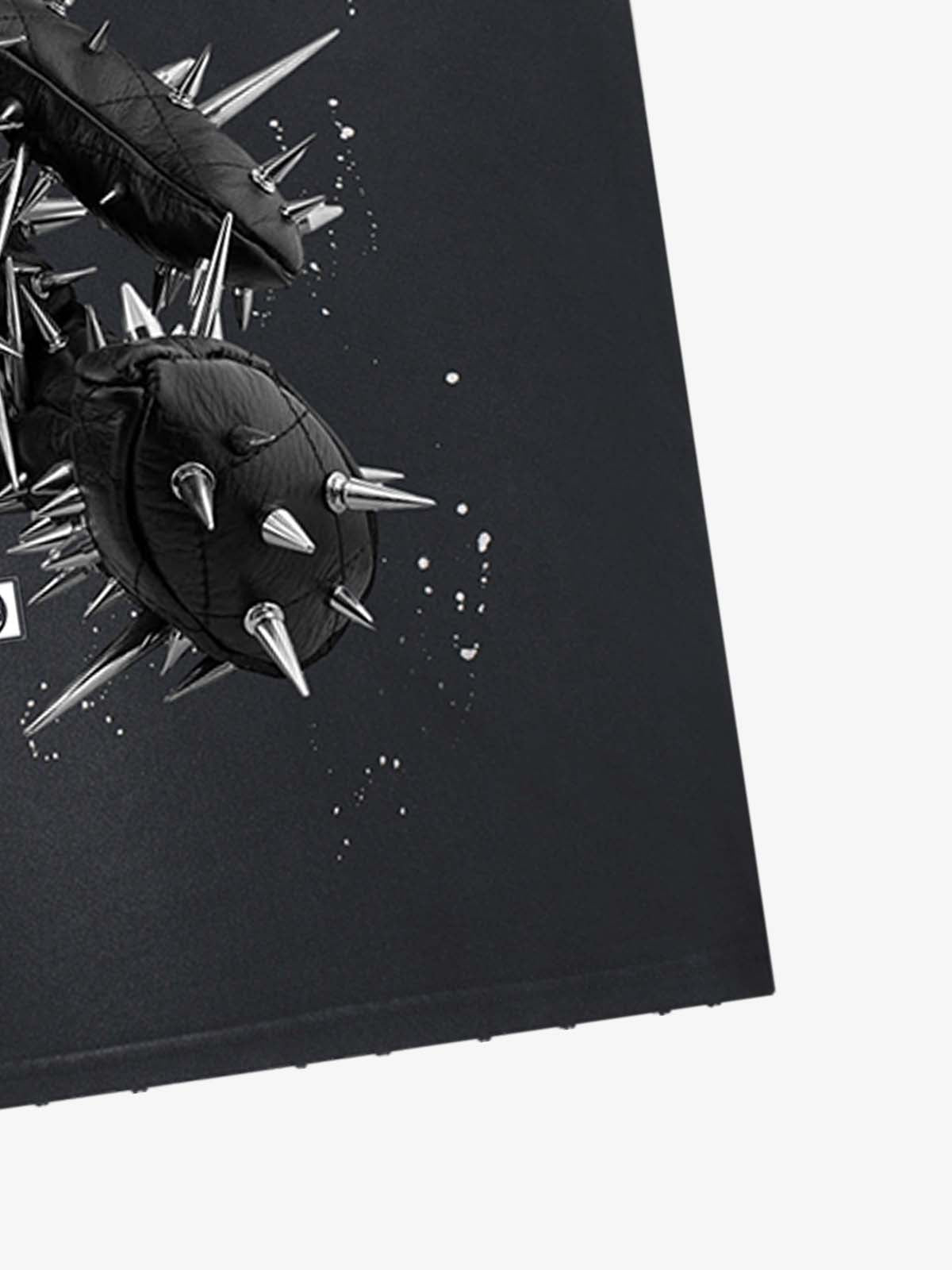 Snake and Sword Graphic T-Shirt with Bold Statement Design 