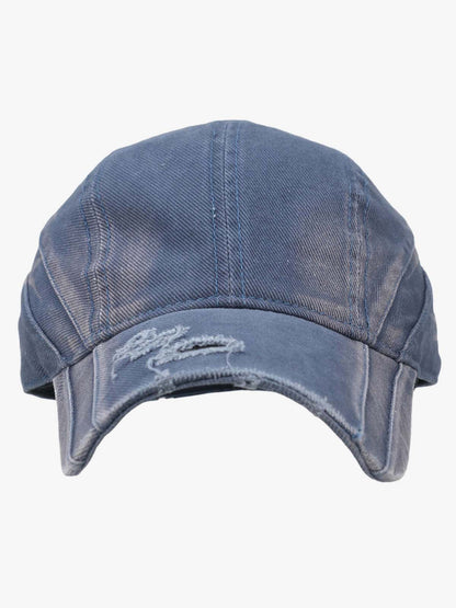 Washed Cotton Canvas Baseball Cap - Black, Vintage Style Adjustable Hat for Men and Women?