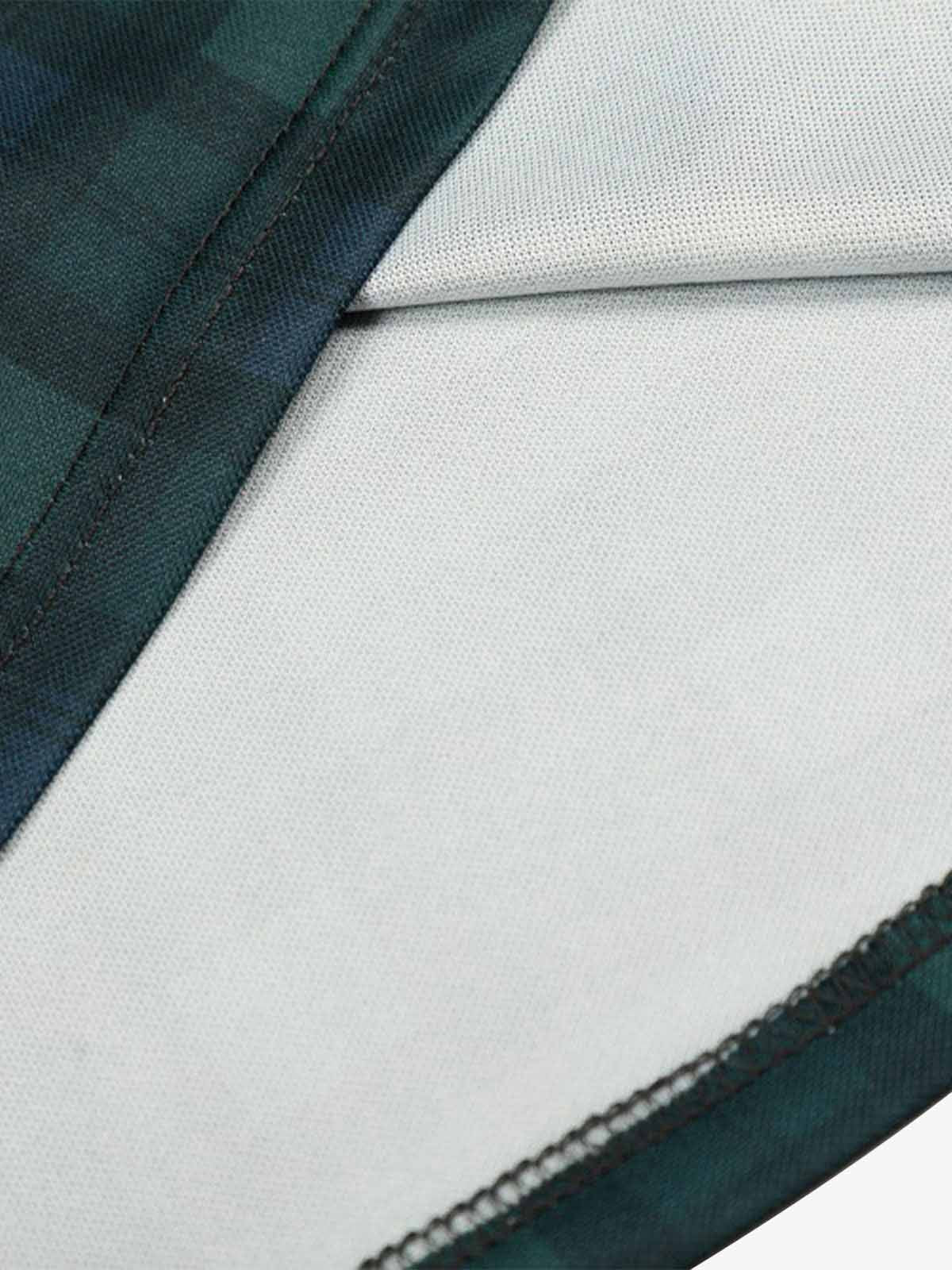 Polyester Long Sleeve Plaid Football Jersey with V-Neck and Team Logo Design?