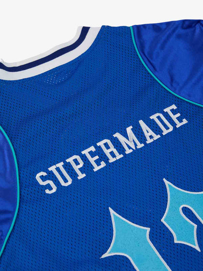 Supermade American Gothic Font Satin Mesh Jersey?