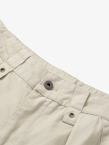 Cotton Blend Cargo Pants Wide Leg Utility Style with Multiple Pockets for Men and Women?