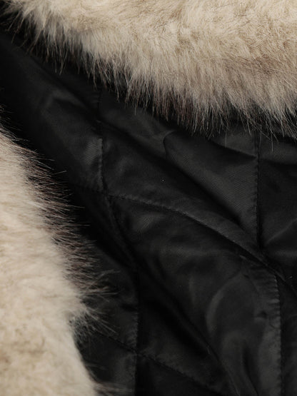 Stylish Winter Bomber Jacket with Faux Fur Collar - Perfect for Cold Weather 