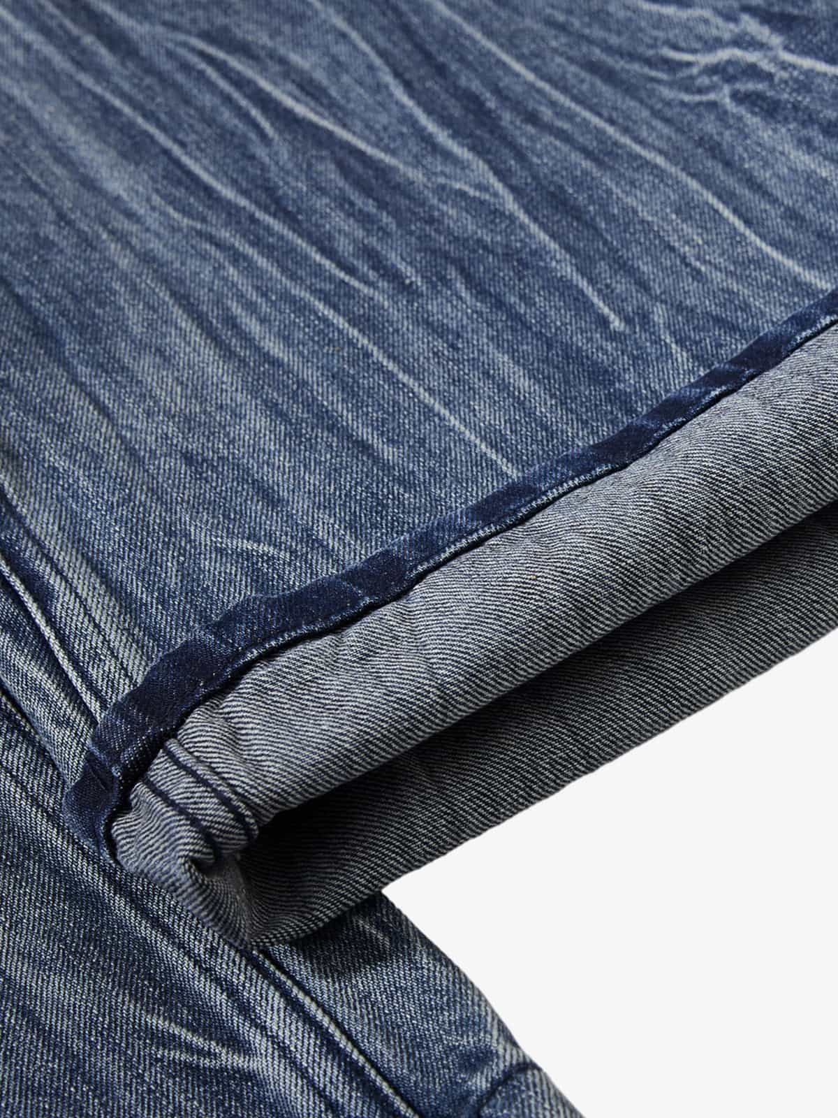 Denim Wide Leg Jeans with Faded Wash and Relaxed Fit?