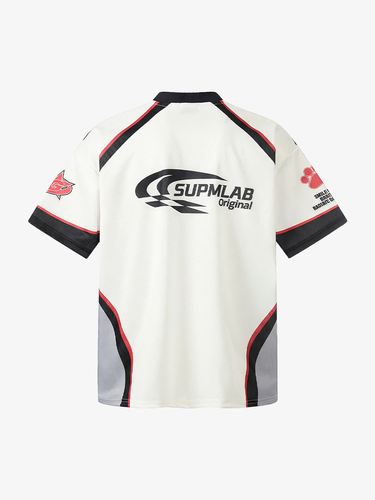 Polyester Cat Print Sports Jersey with V-Neck and Full Sublimation Design 