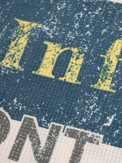 Oversized Graphic T-Shirt with Bold Statement Print and Vintage Art Design 