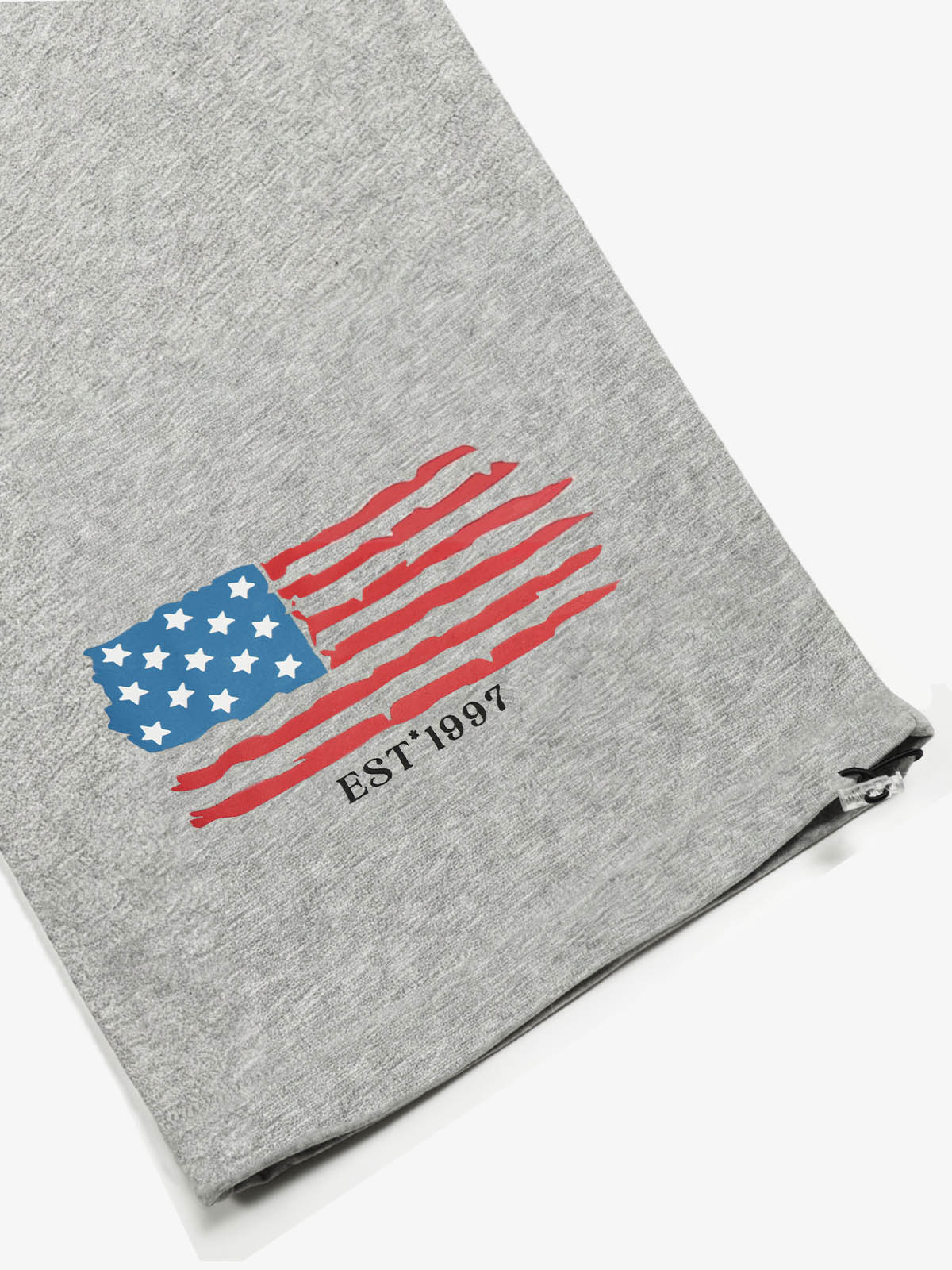 Unisex American Flag Print Sweat Casual sport pants with Drawstring Waist and Side Pockets?