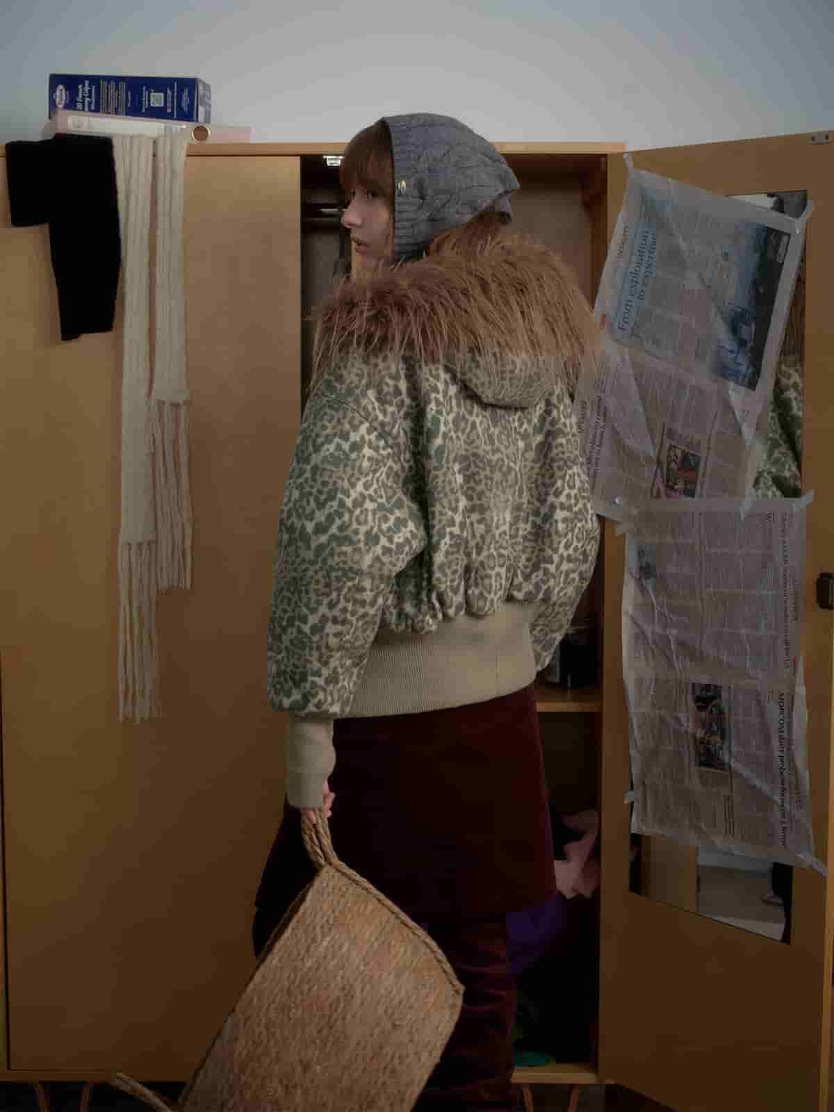 Winter-Ready Corduroy Jacket with Faux Fur Trim for Men 