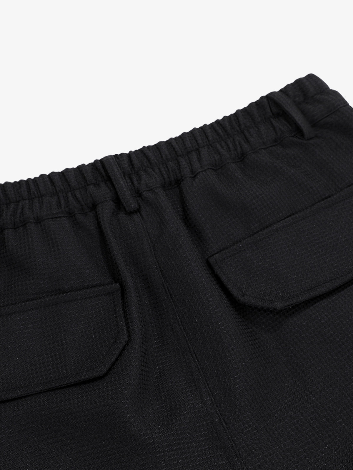 Stylish High-Waisted Black Trousers with Crystal Embellishments 