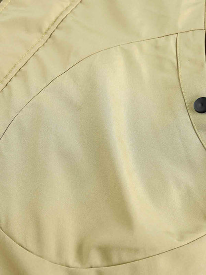 Winter Essential Faux Fur Trimmed Puffer Jacket with Arrow Buckle Design 