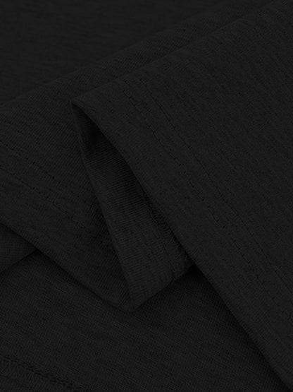 Street Plaid Tie Short Sleeve T-Shirt