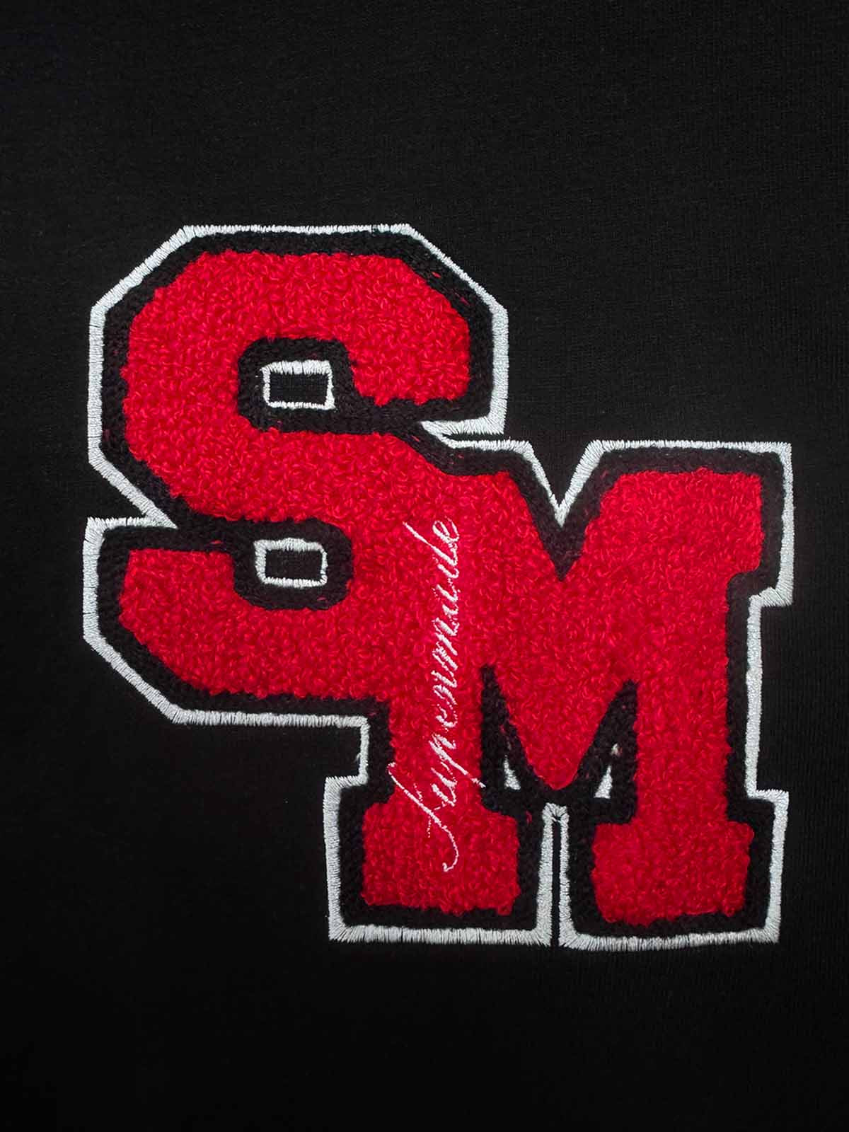 Retro Motorcycle Style Heavy Patch Embroidered T-shirt 